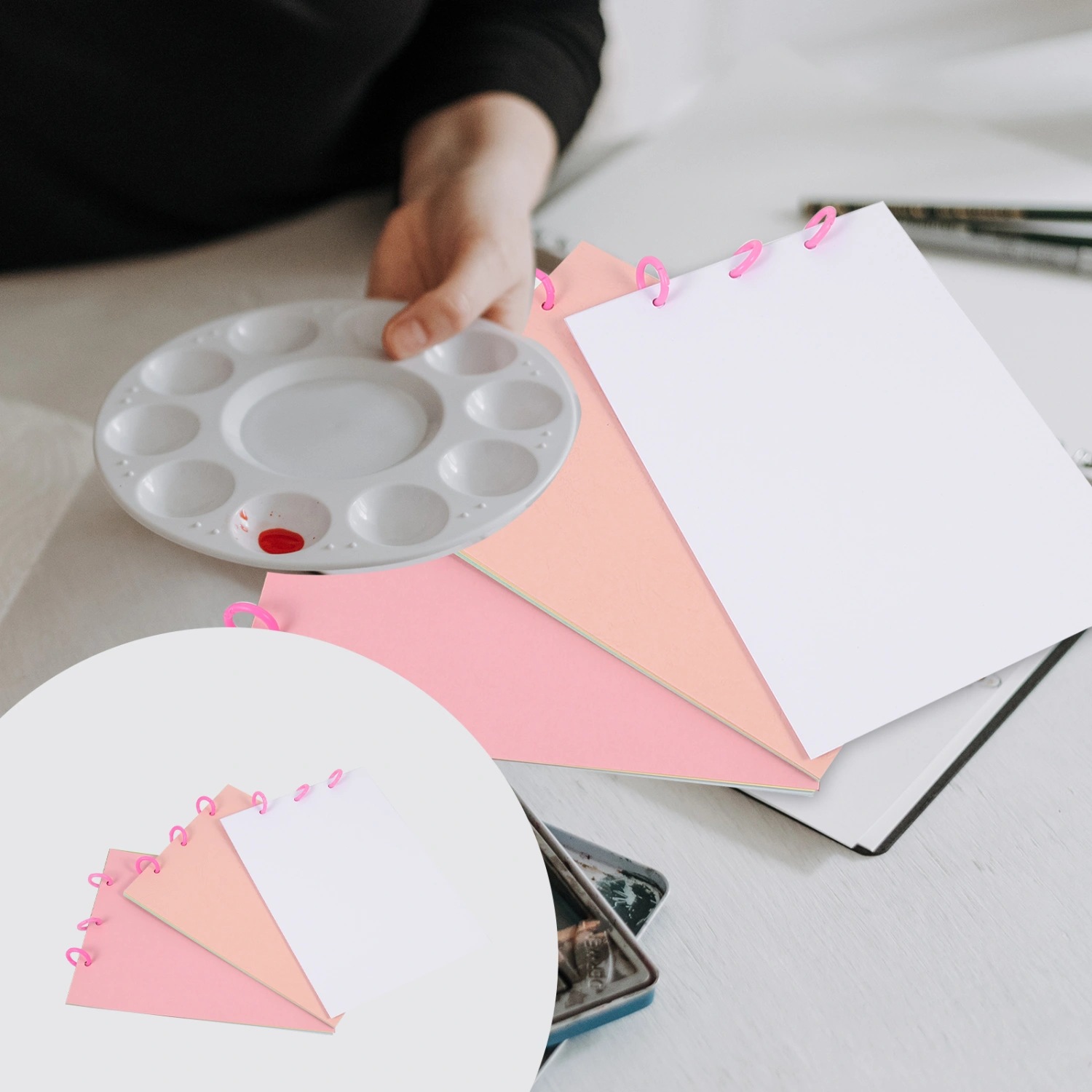 3 Sets of Blank DIY Hand-painted Book Picture Book Making Materials for Children
