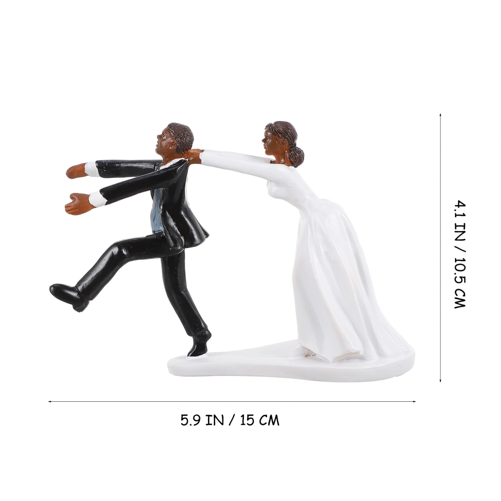 1Pc Bride and Groom Cake Topper Wedding Cake Topper Chic Party Decoration