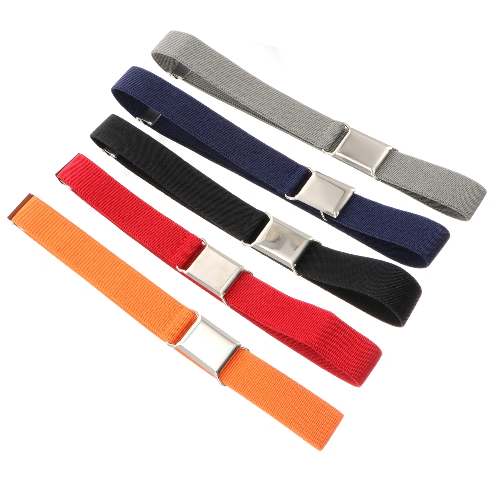 5 Pcs Durable Kids Waist Band Children Waist Belts Adjustable Pants Belts