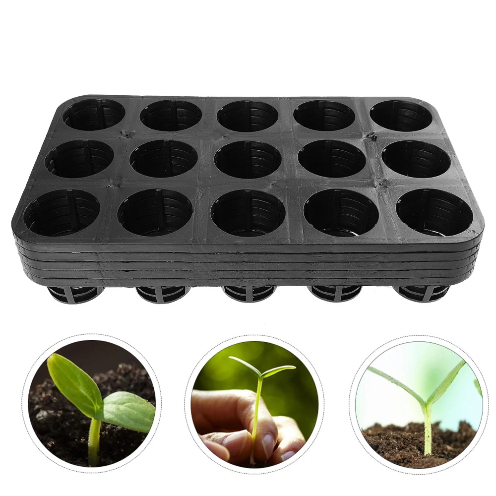 5pcs Plant Growing Trays Planting Germination Plates Plant Flower Growth Tray