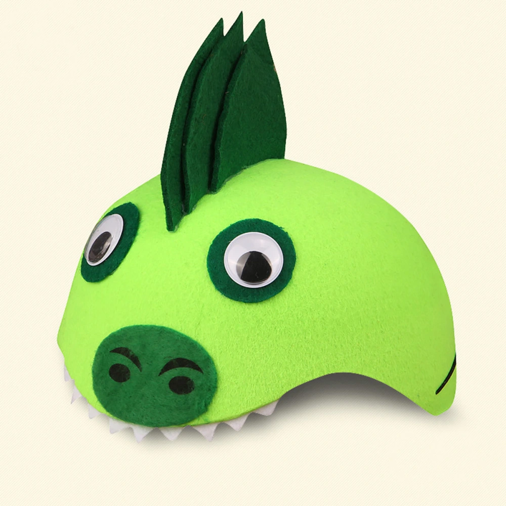 Cartoon Animal Headdress Children Hat Kindergarten Party Gift for Birthday Children's Day Halloween Cosplay Show Birthday(Dinosaur)