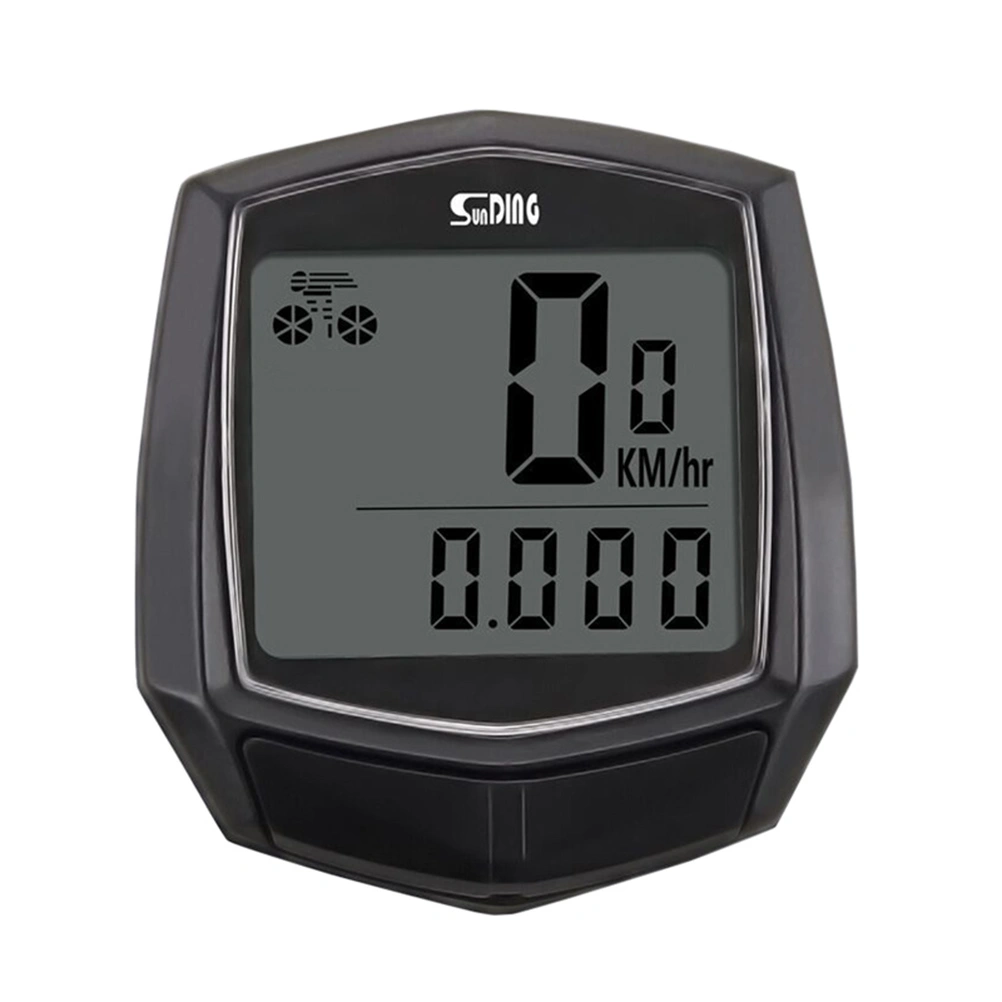 1Pc Tachometer Digital Display Bike Speedometer Display for Cycling (Black)