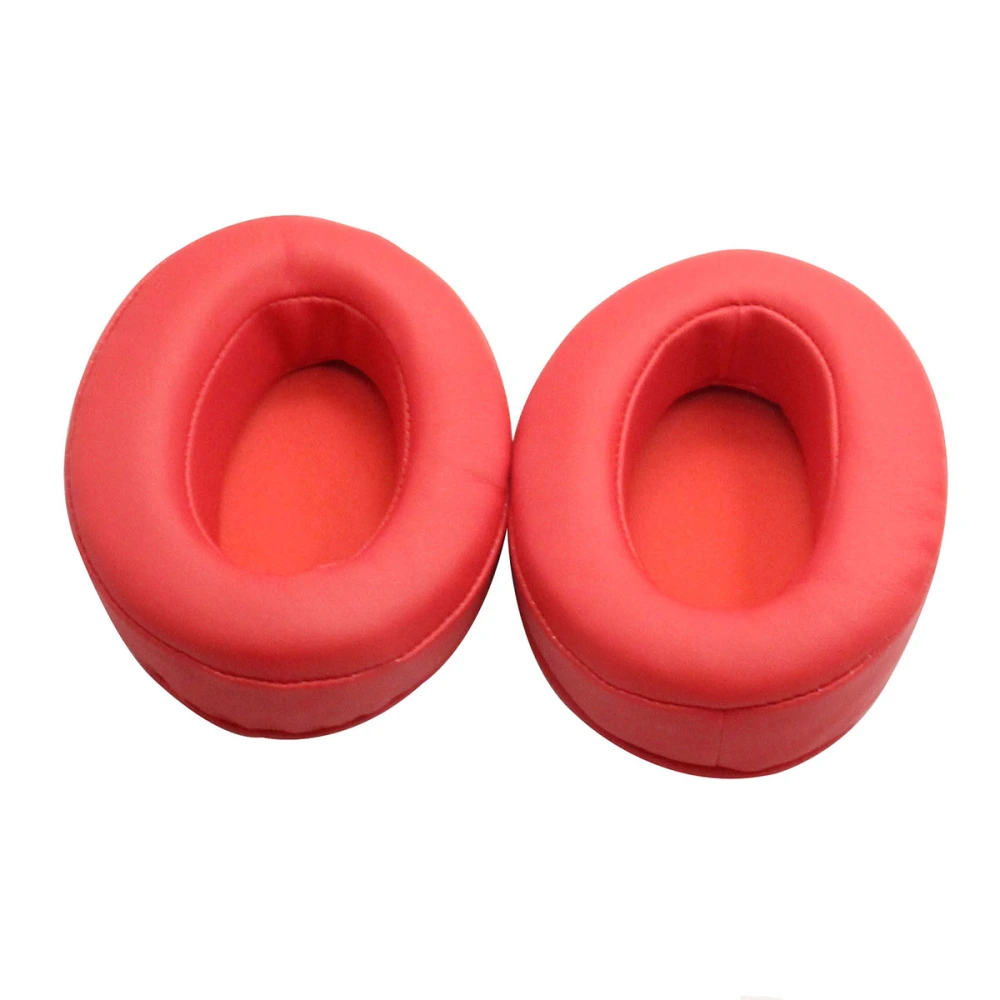 Replacement HM5 Ear Pads Memory Earpads Cushions for Brainwavz HM5 MDR V6 / ZX 700 Headphones (Red)