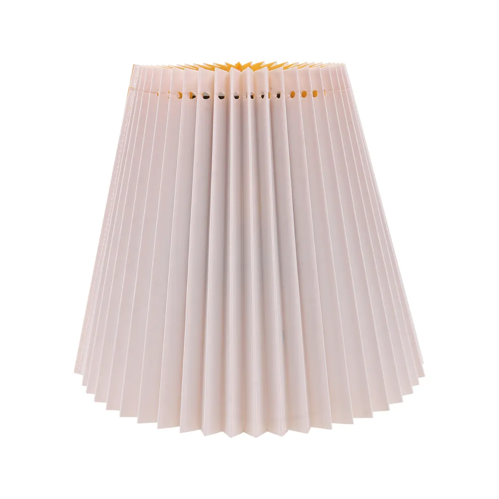 1pc Pleated Ceiling Lamp Decor Indoor Creative Hanging Light Cover Lampshade