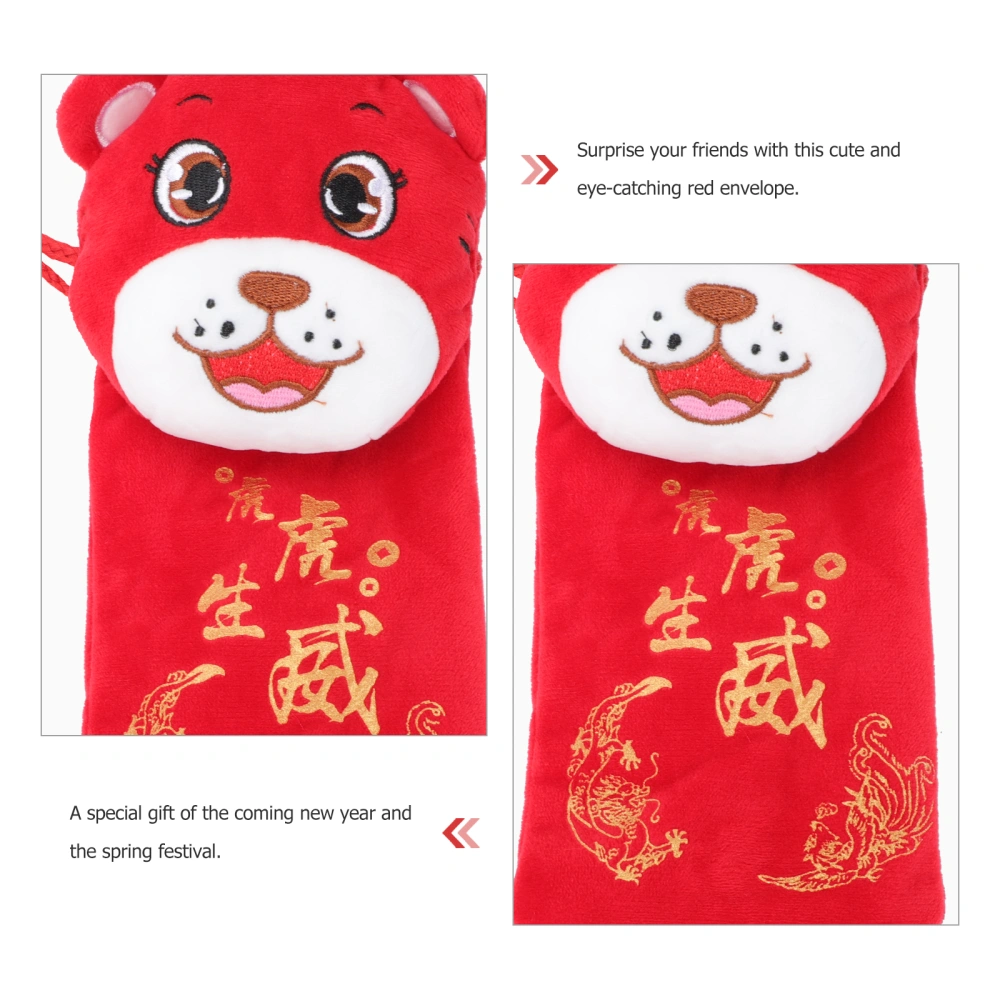 1Pc 2022 New Year Red Envelope Cartoon Zodiac Red Envelope New Year Kids Toy