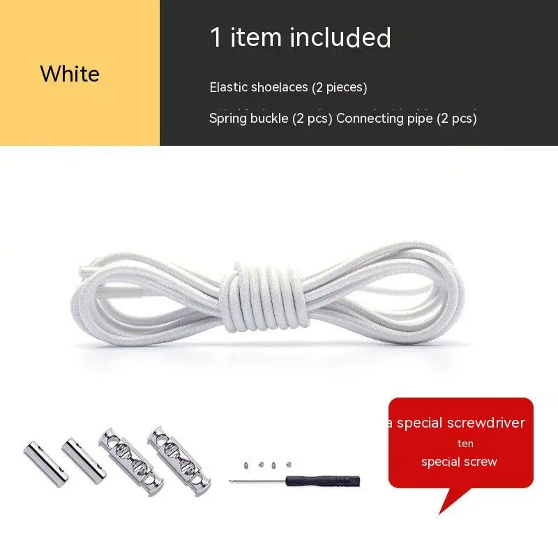 Lace-up Elastic Spring Fastener Shoelace