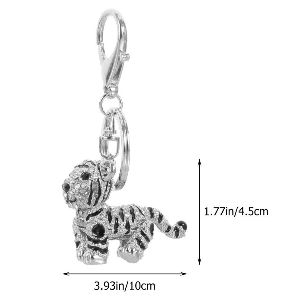 Creative Tiger Statue Key Chain Practical Bag Hanging Pendant DIY Crafts Pendant