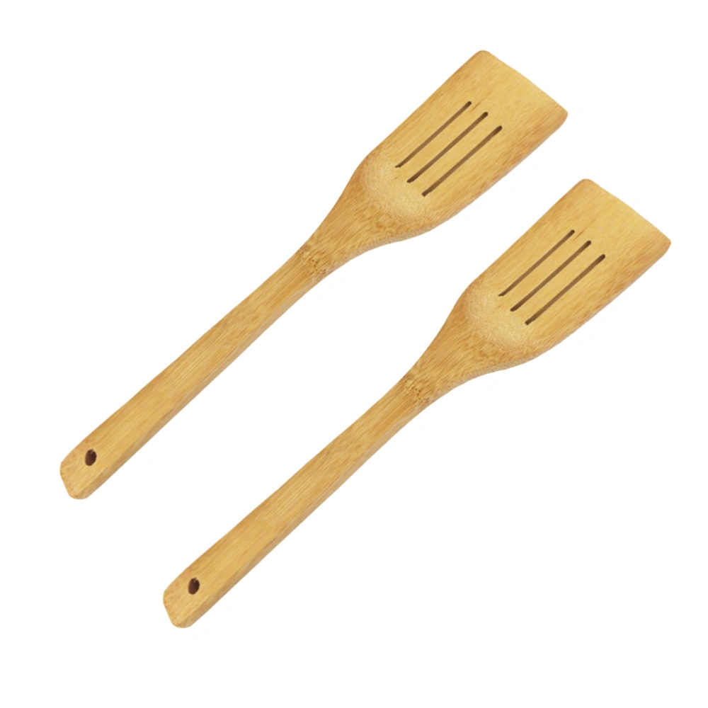 1PC Bamboo Cooking Spatula Natural Wood Non-Stick Pan Spatula Kitchen Utensils Accessories (As shown)