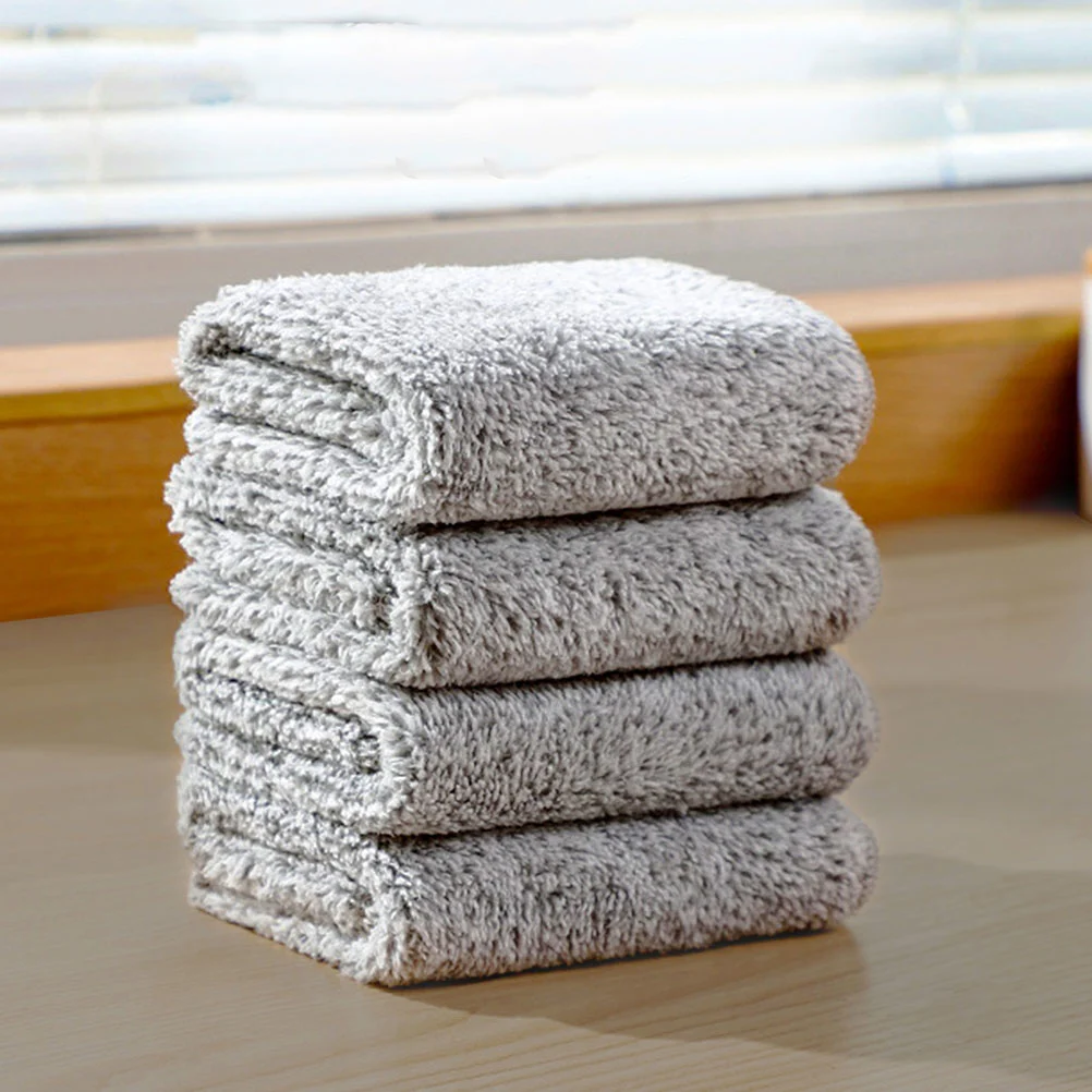 10Pcs Microfiber Cleaning Cloth Kitchen Cleaning Rag Japanese Style Dish Cloth Cleaning Cloth
