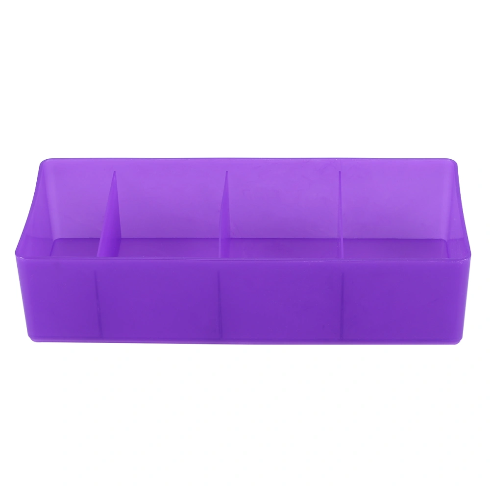 1PC Eyelash Grafting Receptacle Eyelash Tool Storage Box Case Container Holder Compartment Tool (Purple)