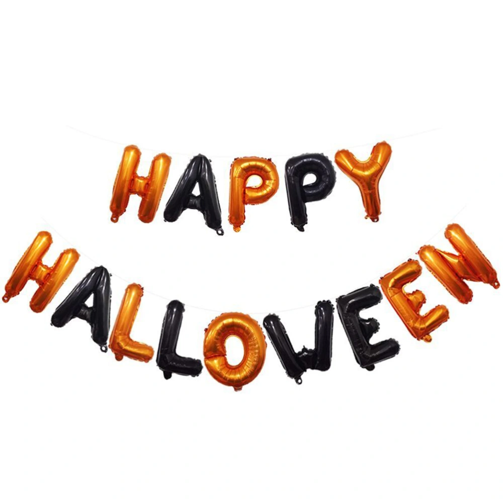 HAPPY HALLOWEEN Aluminum Foil Balloon Party Favors Supplies Decoration