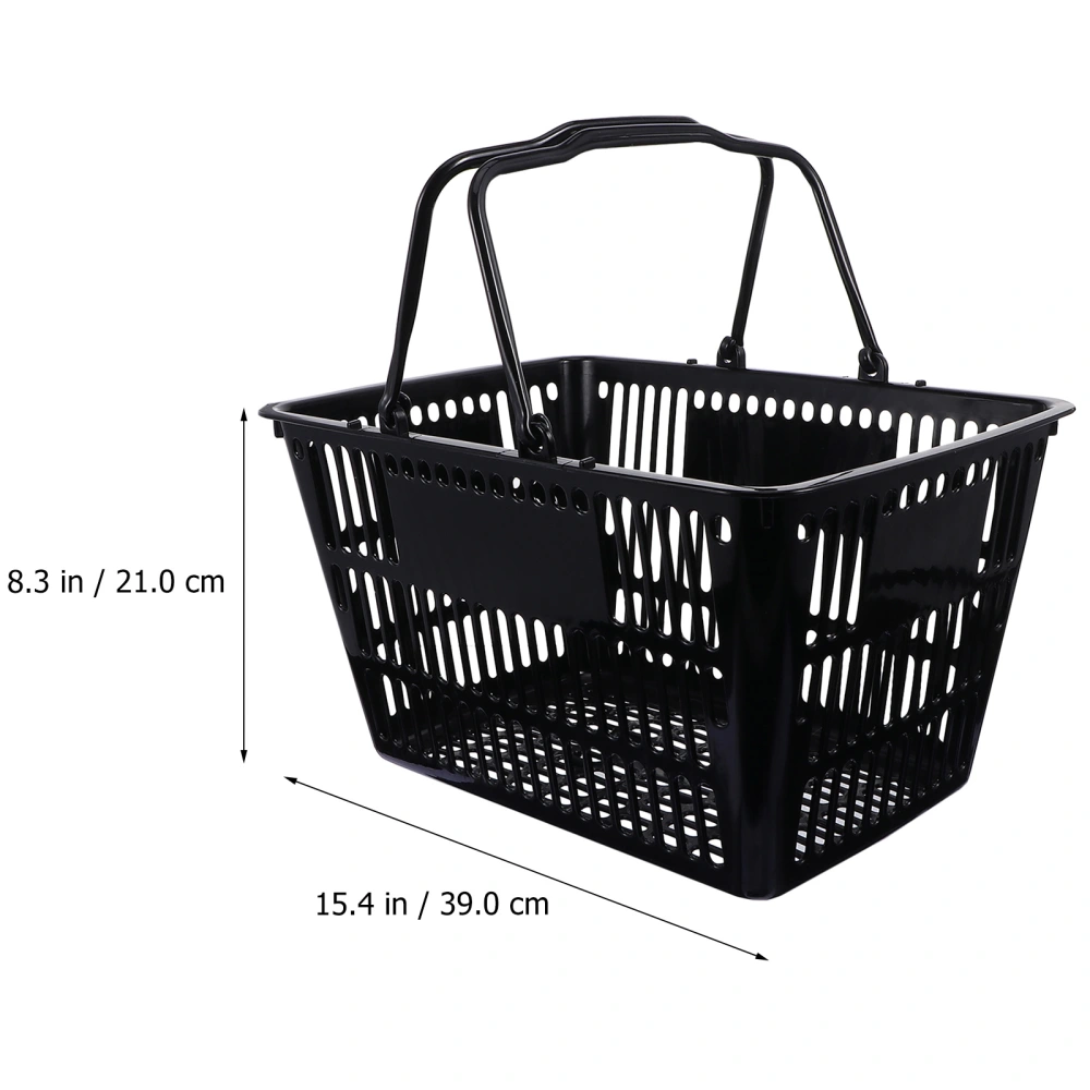 1pc Storage Basket Portable Bathroom Toiletries Organizer Shopping Basket