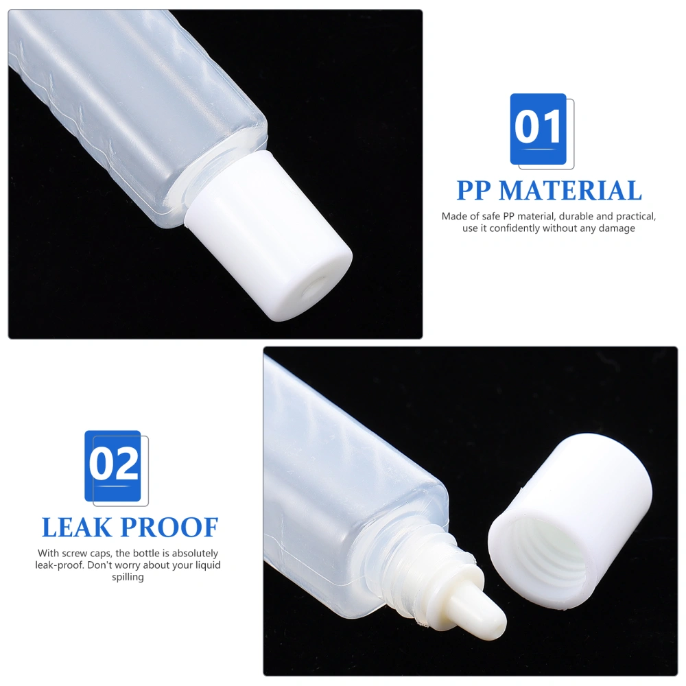 25Pcs Contact-lens Care Solution Bottle Plastic Bottle Mini Liquid Bottle Contact-lens Care Tool