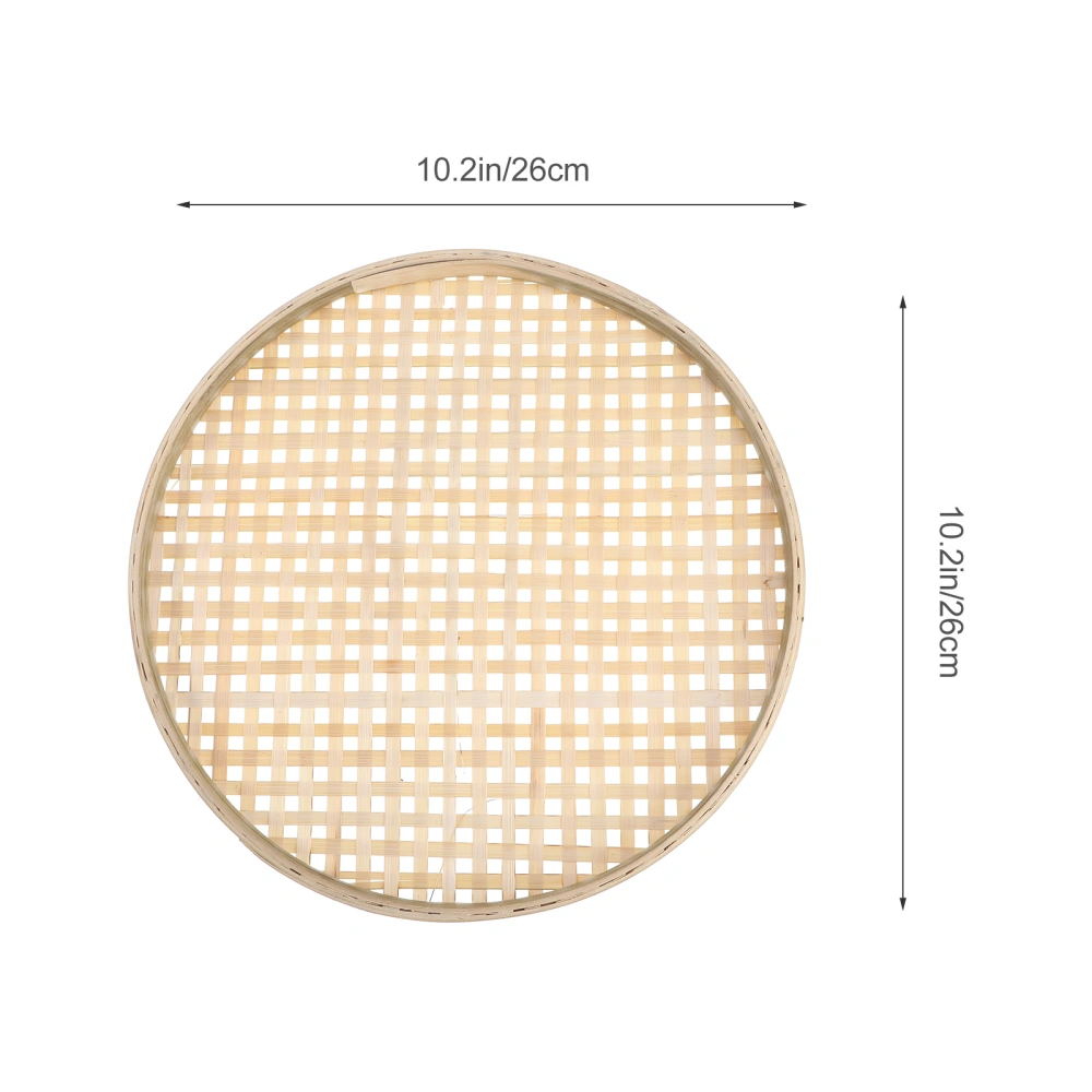 Bamboo Weaving Sieve Premium Bamboo Sieve Multi-functional Bamboo Sieve