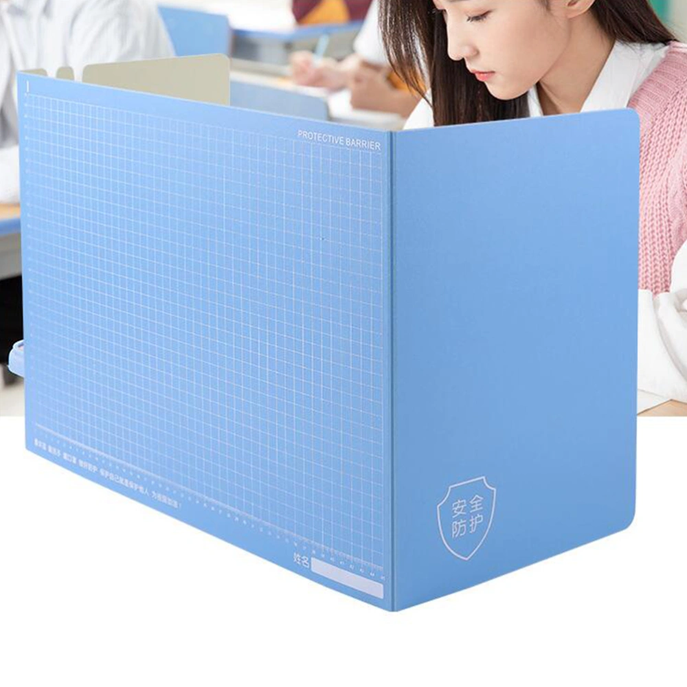 Desktop Partition Test Baffle Dividing Board Practical Desktop Partition Board for School Office Use (Random Color, L Size)