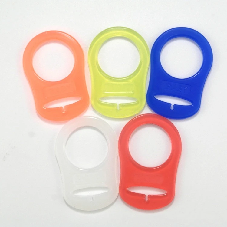 High Quality Baby Silicone Pacifier Ring And Baby Comfort Pacifier Ring Buckle