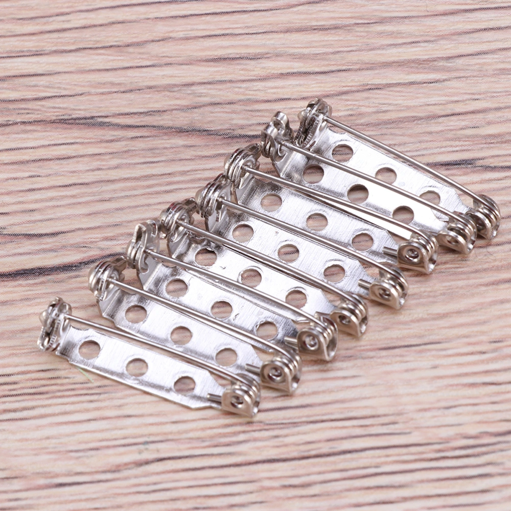 120Pcs 2CM 2.5CM 3.2CM Safe Brooch Small Bar Backs Safety Clasp Clothing Accessories