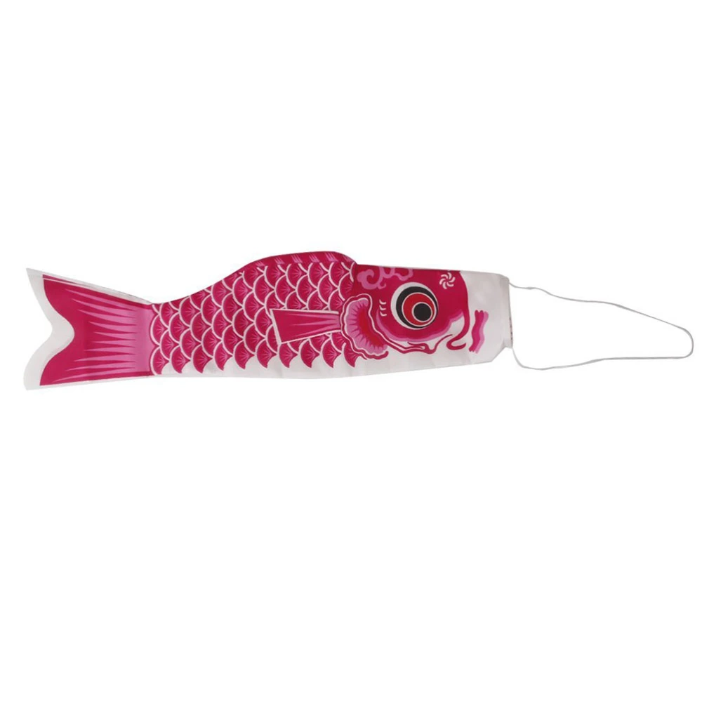 70cm Japanese Carp Flag Koinobori Windsock (Rose Red)