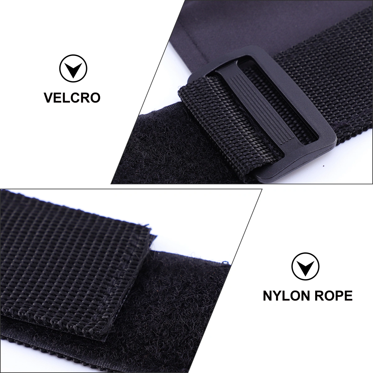 Extinguisher Strap Vehicle-Mounted Flashlight Cup Fixed Strap Refit Parts Strap (Black General Style)