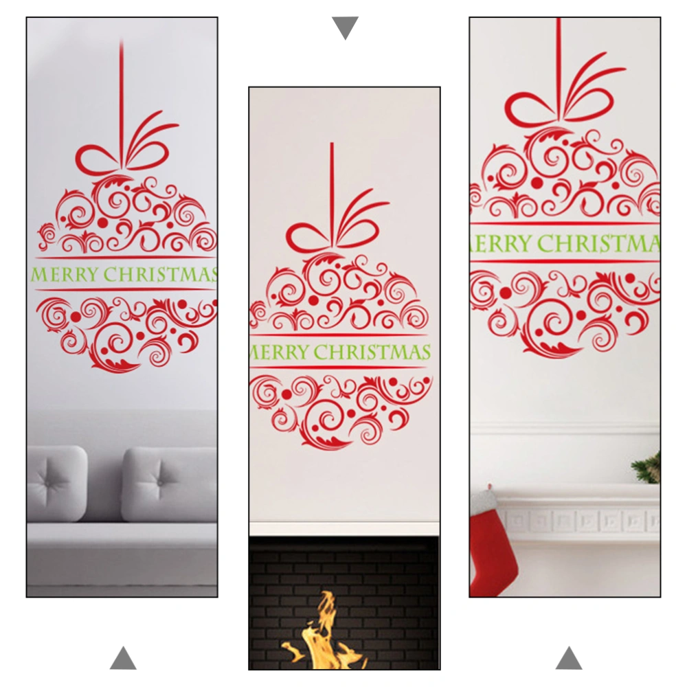 Chic Xmas Wall Decal Christmas Wall Sticker Window Sticker Decorative Sticker