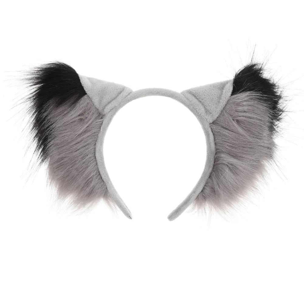 Halloween Animal Ear Headband Halloween Plush Ear Hair Hoops Halloween Headdress