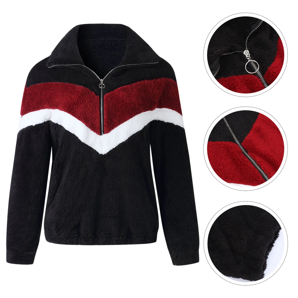 1pc Female Hoodie Long Sleeve Zipper Pullover Autumn Winter Female Clothing