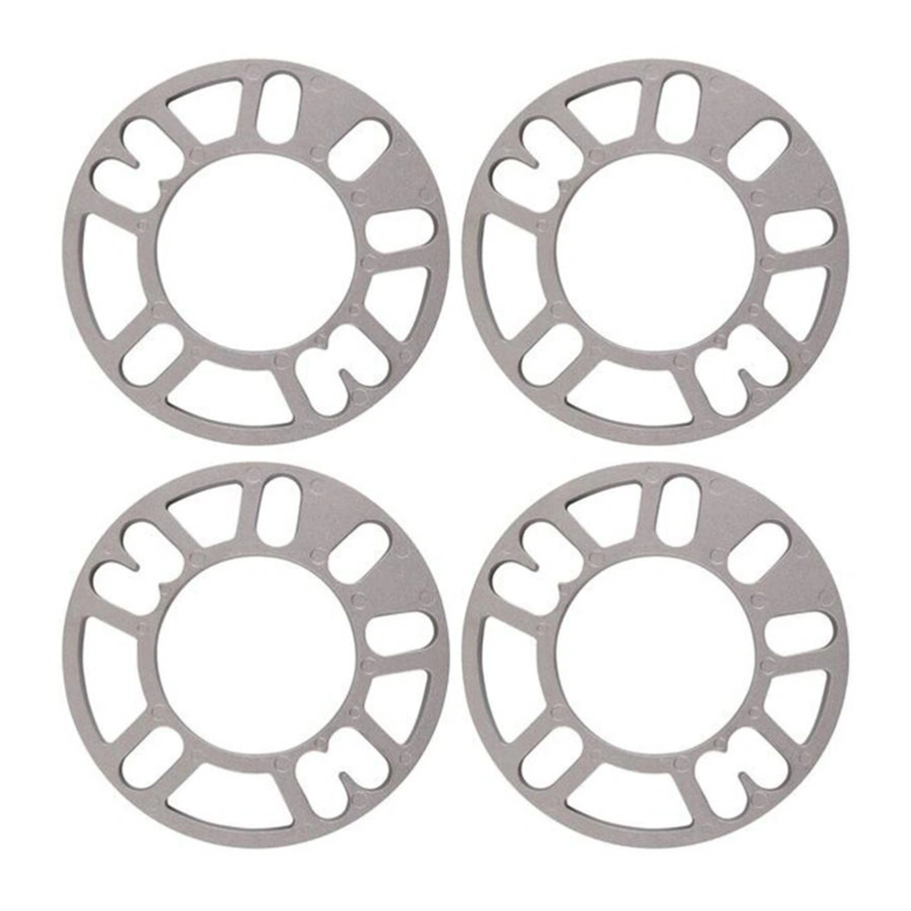 4Pcs 10mm Wheel Spacers Shims Plate Alloy Aluminum 4 & 5 Stud for Autocar Universal