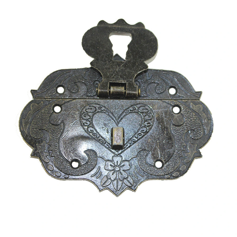 4pcs Antique Clip Clasp Zinc Alloy Lock Catch Latches Hasps for Jewelry Chest Box Suitcase - Size S