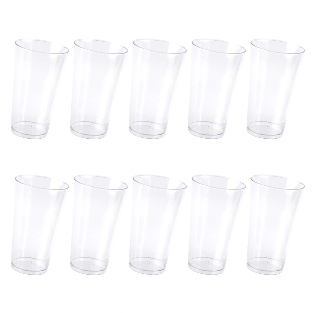 50pcs 90ml Disposable Transparent Cups Plastic Round Tumblers Dessert Containers for Serradura Mousse