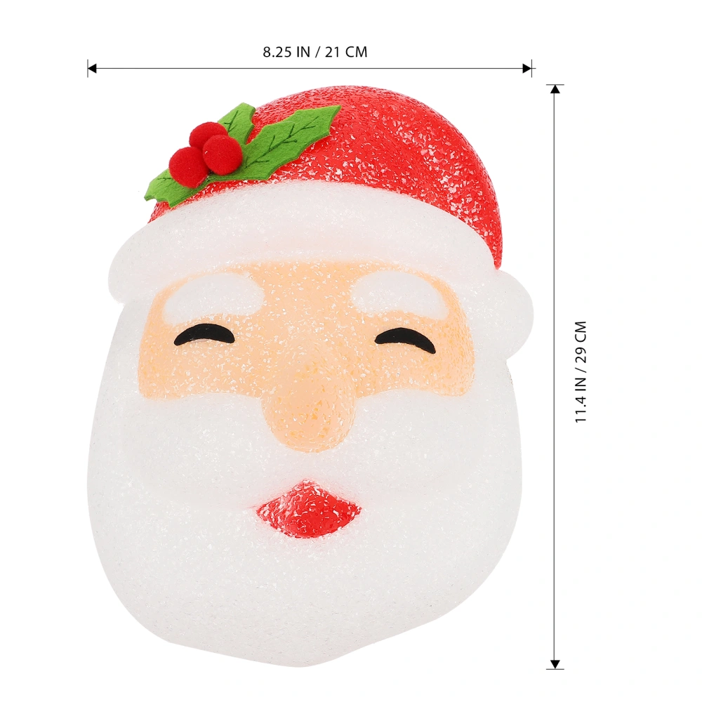 1Pc Xmas Santa Claus Shape Lampshade EVA Wall Lamp Hanging Lamp Cover White