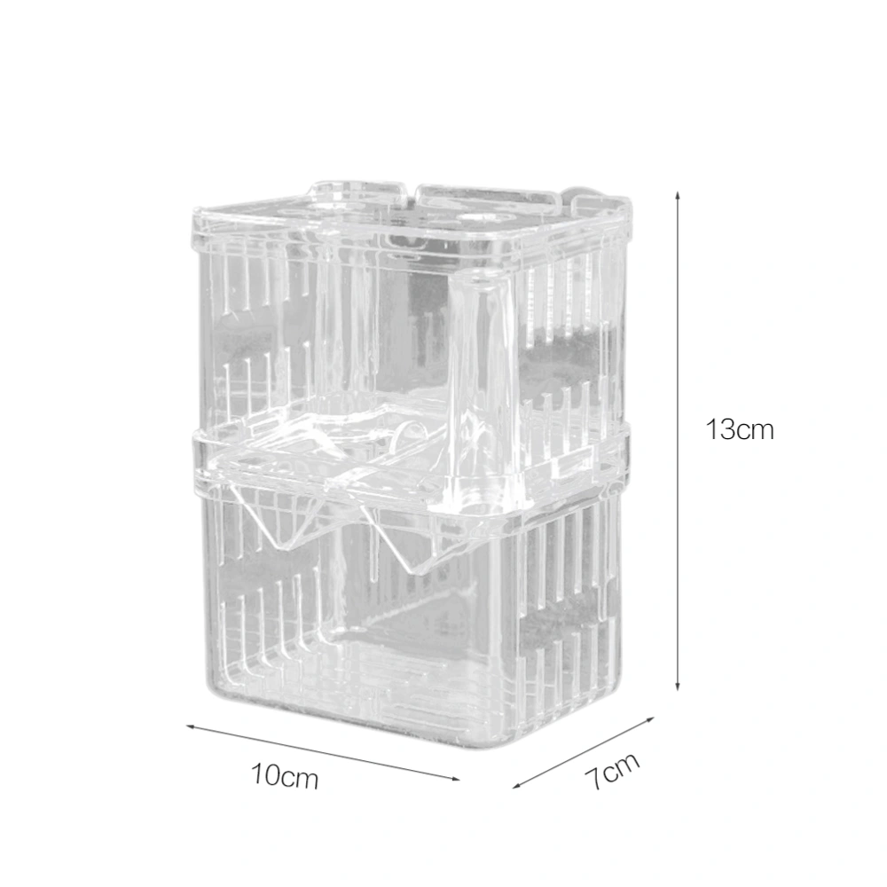 Fish Fry Breeder Box Fish Fry Isolation Incubator Fish Breeding Isolation Box Aquarium Fish Breeder Box