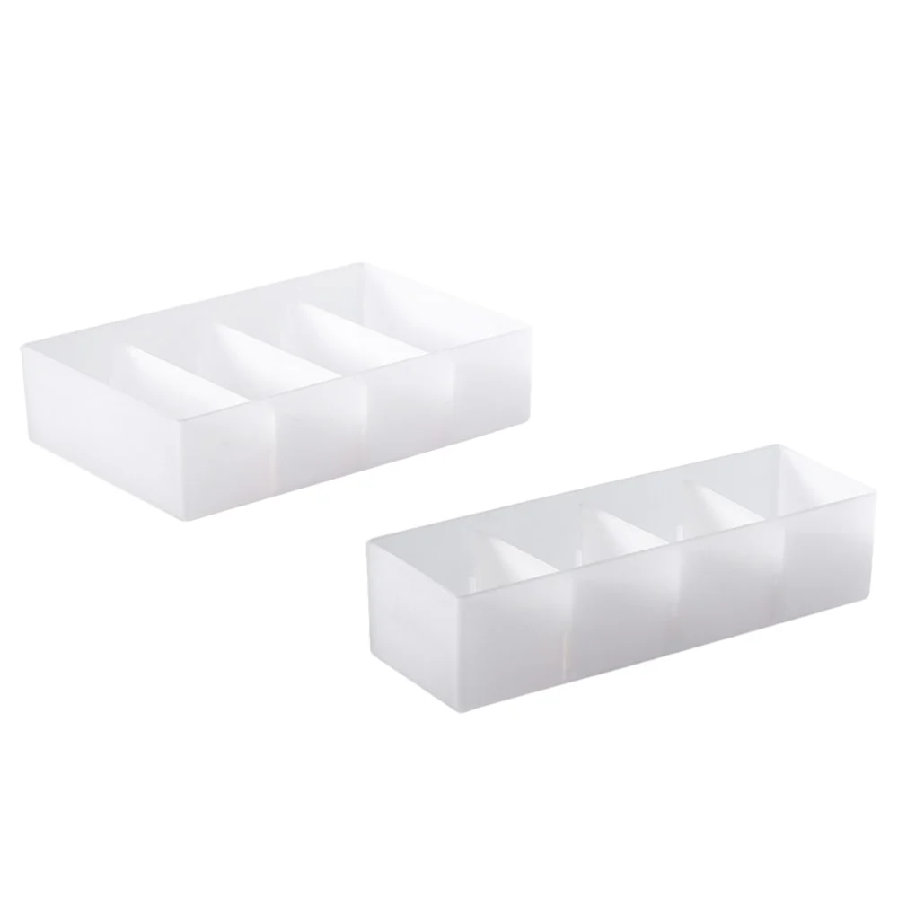 2pcs Compartments Drawer Organizer Trays Drawer Storage Case Dividers Organizer