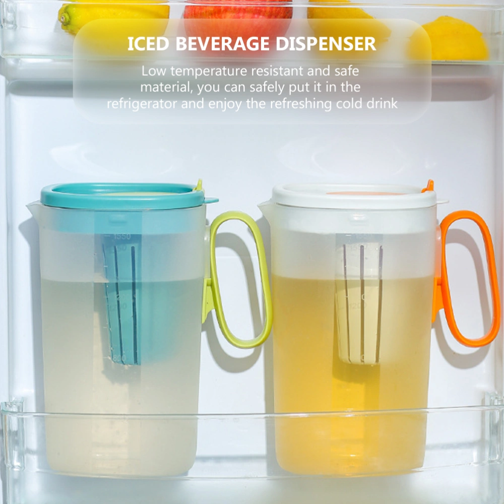 Refrigerator Plastic Cold Kettle Heat-resistant Plastic Drink Dispenser for Fridge