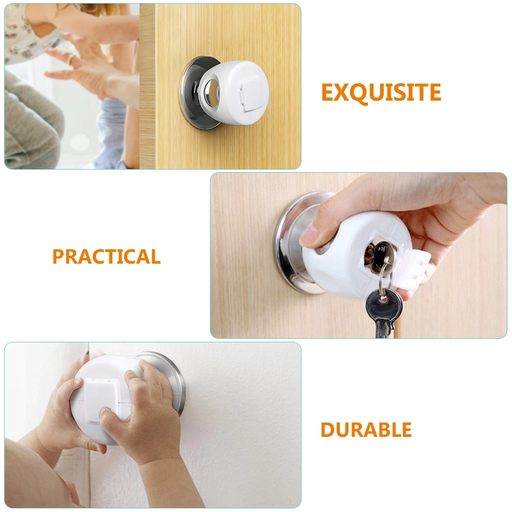 4Pcs Door Knob Baby Safety Covers Child Proof Door Handle Lock for Kids Toddlers
