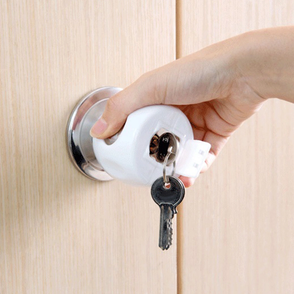 4Pcs Door Knob Baby Safety Covers Child Proof Door Handle Lock for Kids Toddlers
