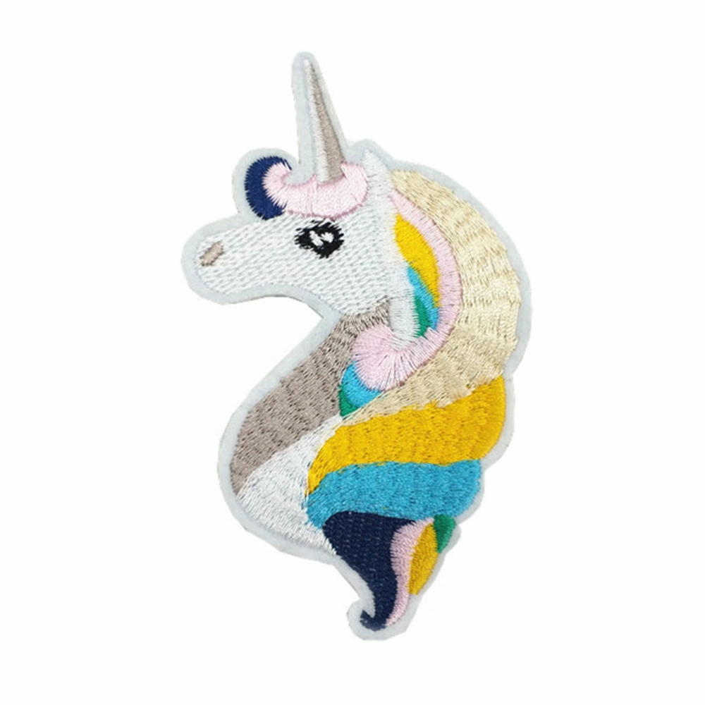 1 Set of Clothes Repair Patches Unicorn Clothing Embroidery Pastes Cartoon Sewing Accessory for Clothing Bags Crafts