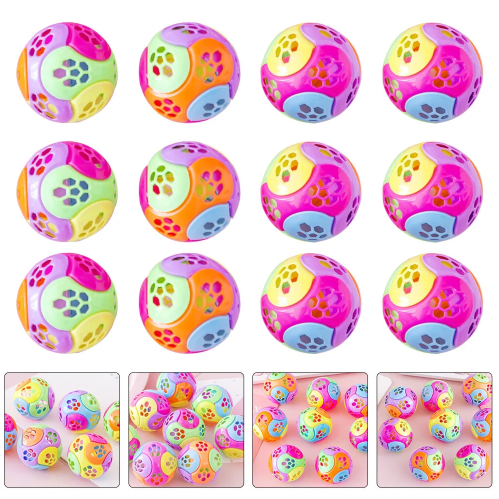 25Pcs Intelligence Ball Toys Funny Plastic Ball Toys Children Plaything Random Color