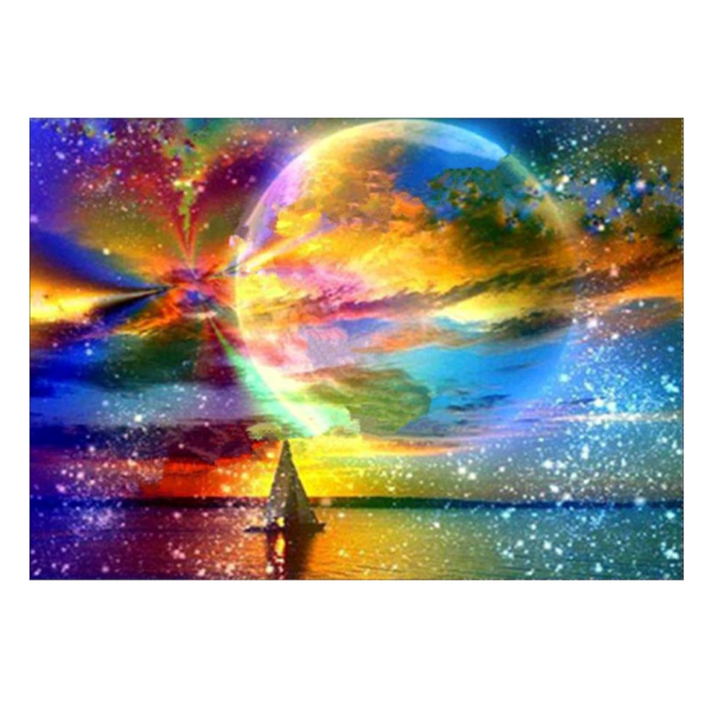 Seaside Sunset DIY 5D Beads Painting Embroidery Cross Stitch Painting Pictures DIY Arts Crafts Home Wall Decor