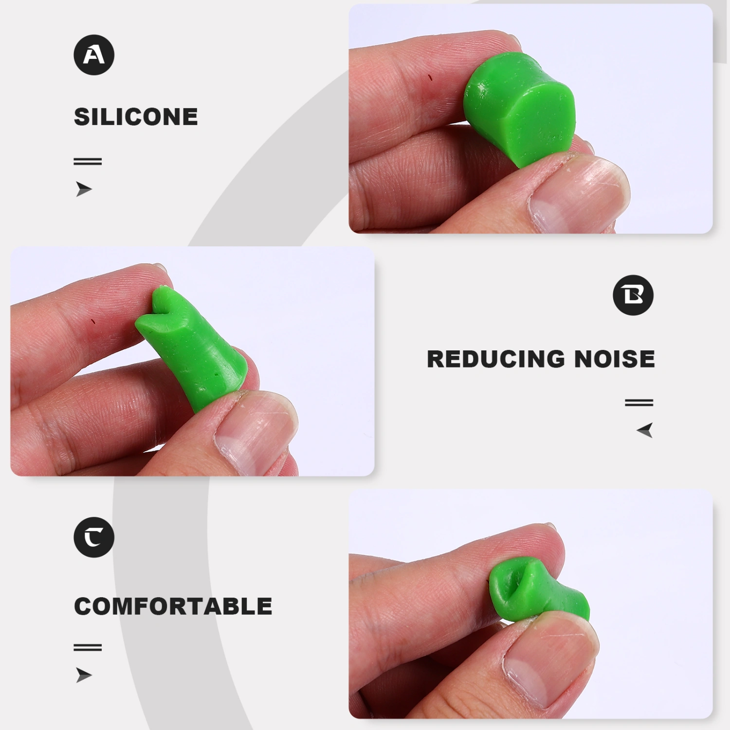 24 Pairs 1 Set Waterproof Ear Plugs Multipurpose Ear-buds Shooting Earplugs