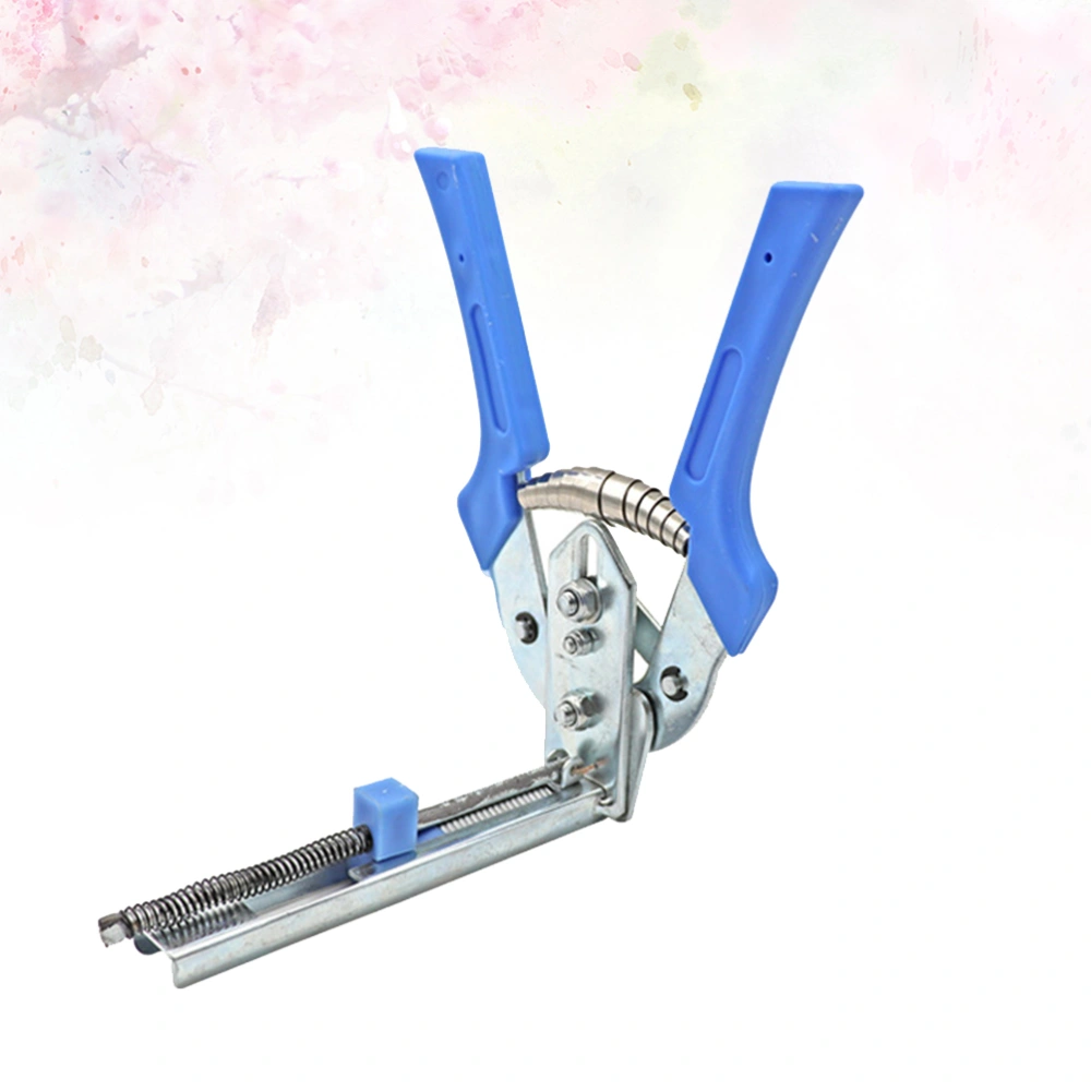 Pet Cages Pliers Chicken Quail Birdcage Installation Cat Dog Animal Clamp Tools Fencing M Fastening Clamp Pilers (Blue)