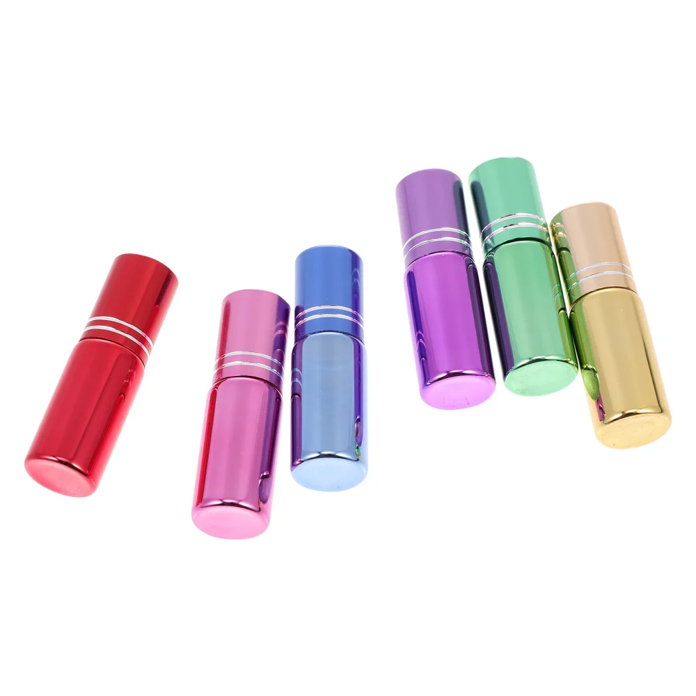 6Pcs Roll-On Bottles Glass Perfume Bottles Essential Oil Bottles for Women