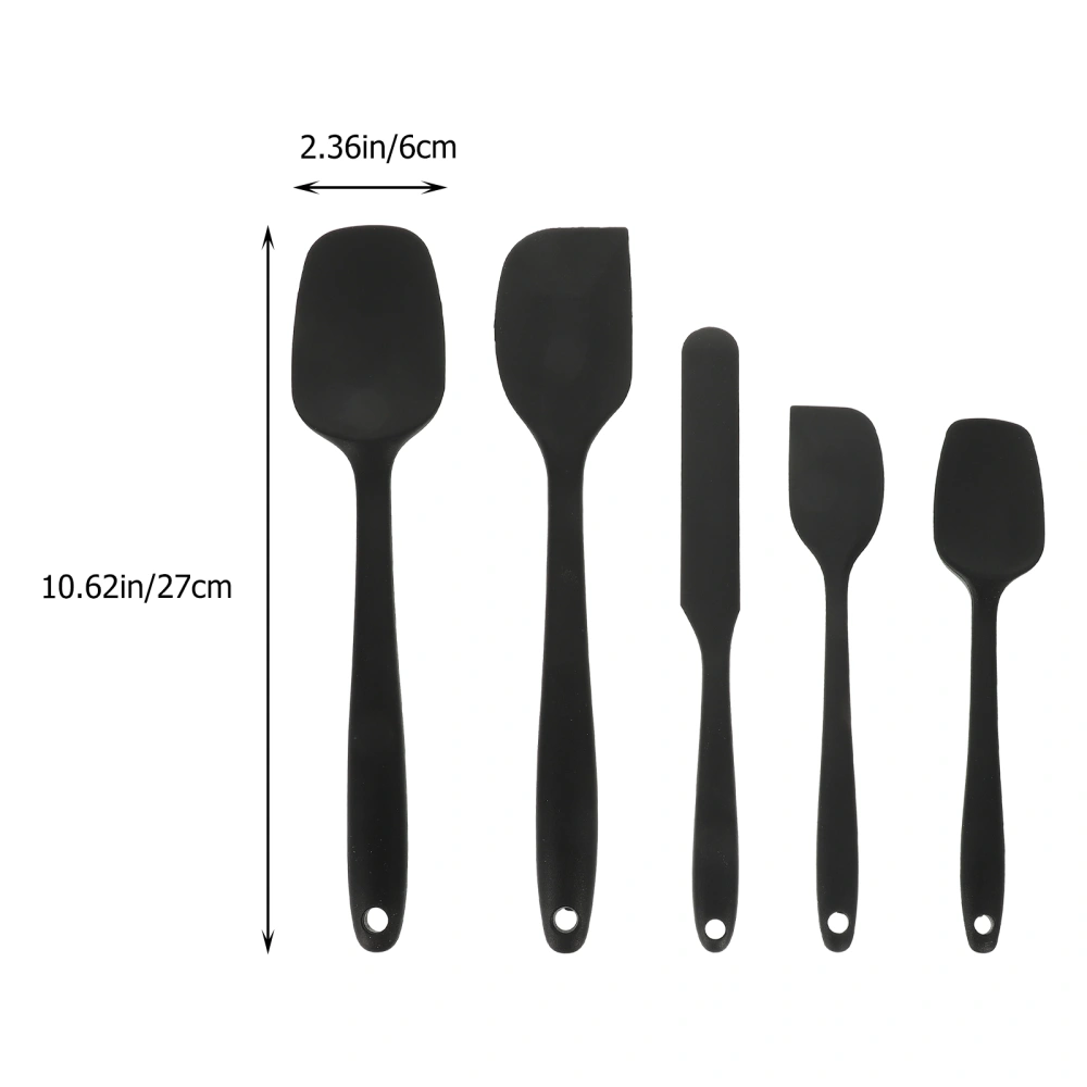 1 set of Silicone Spatulas Kitchen Baking Utensils Cheese Cream Spatulas