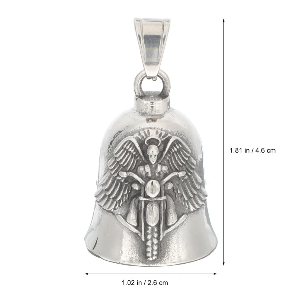 Bell for Motorcycles Punk Wings Motorcycle Bell Keychain Accessories Biker Bell