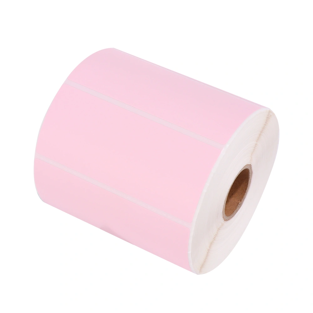 Round Simple Blank Copper Labels Adhesive Stickers Paper Label for Office Shop Store (Pink, 95 x 40mm, 1000pcs)