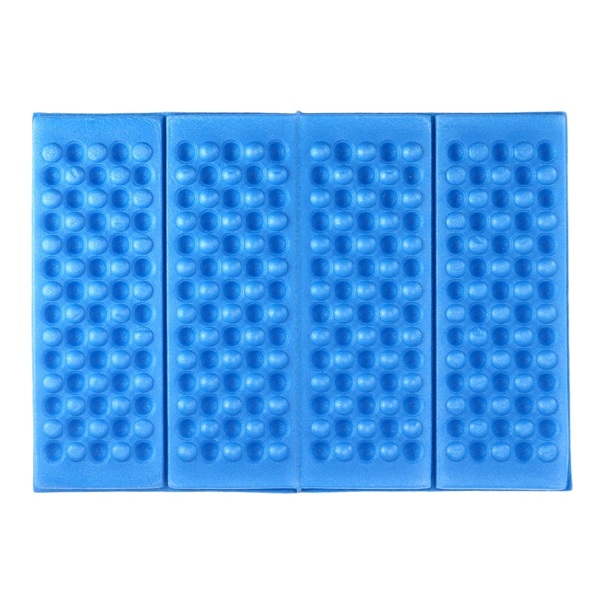 2 PCS Moisture-proof Folding XPE Pads Mat Heat-resistant Cold-resistant Cushion Seat with Storage Bag for Camping Park Picnic (Blue)