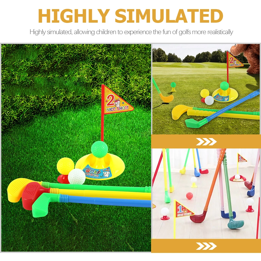 1 Set Kids Golfs Toys Set Golfs Sports Toys Outdoor Toys Kids Interactive Toys