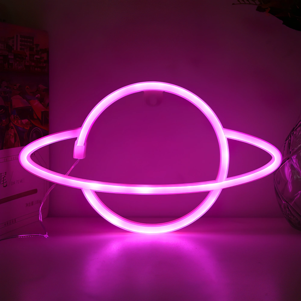 Planet Neon Sign LED Neon Light Home Party Decoration Table Wall Decoration