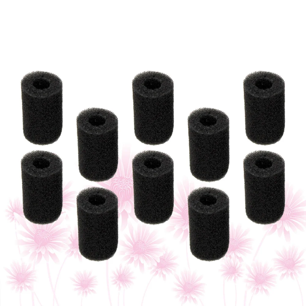 10PCS Aquarium Fish Inlet Protective Filter Tank Pre-Filter Sponge Roll Cartridge Replacement Filters (Small)