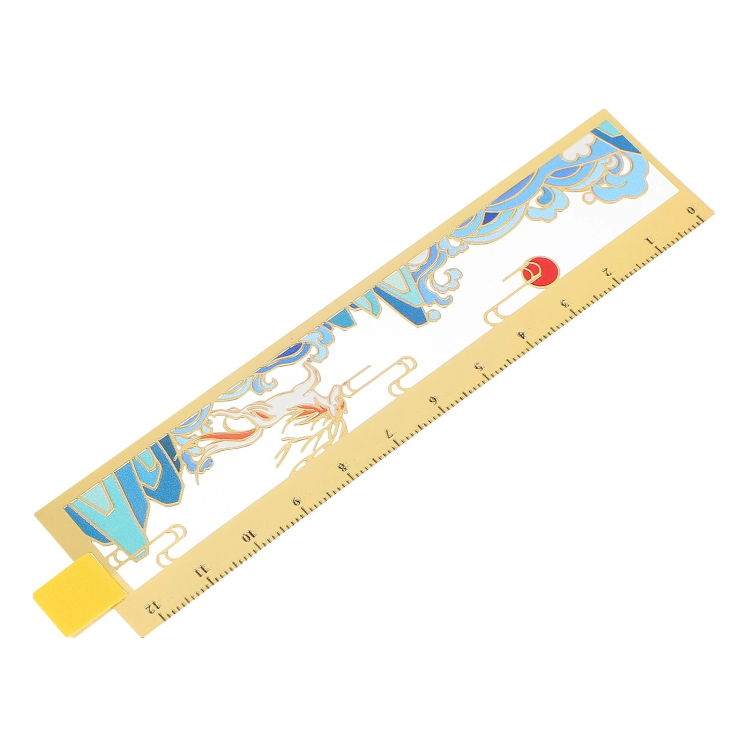 1pc Portable Book Ruler Students Bookmark Ruler Bookmark Stationery Ruler Supply