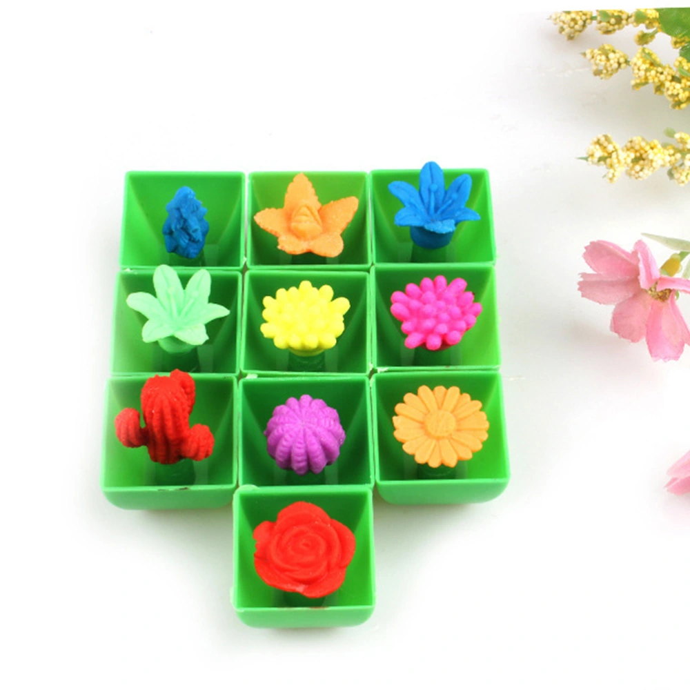 1 Box 48pcs Expanded Flower Pots Expanded Plants Creative Toys Soaking Water Expansion New Exotic Toys Growing Toys  Party Favors Fun Toy for Kids